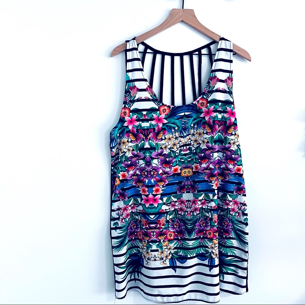OP Floral Swim Cover Up